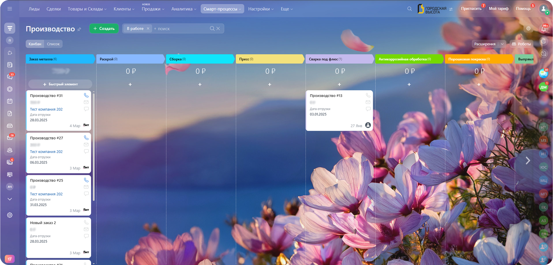 Единая система для продаж, заказов и производства: кейс «Городской Высоты»